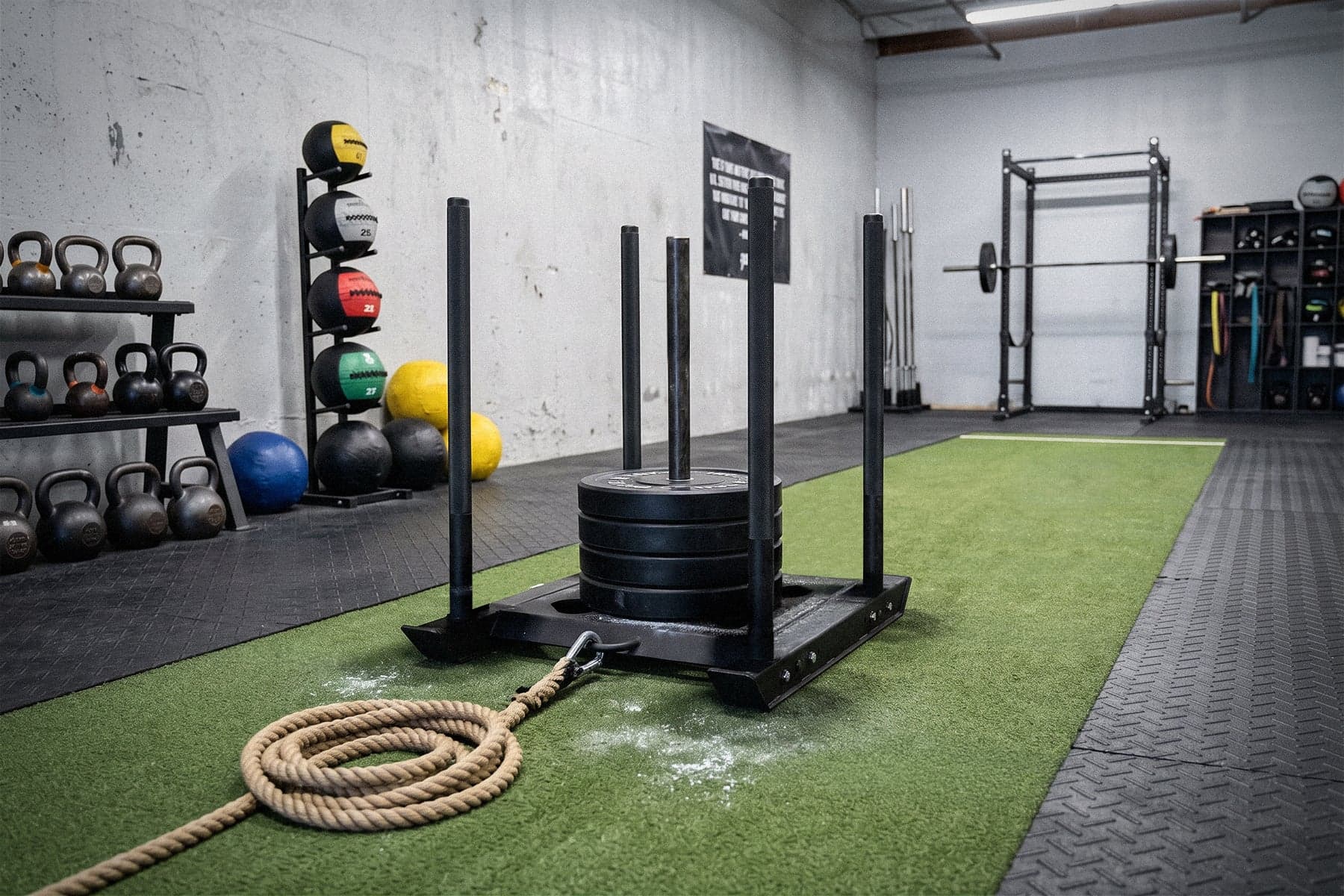 4-Pole Power Sled - Competition Push & Pull Sled, additional view 2 available at Veltron Fitness