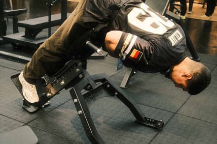 Pro Hyperextension "Bulldog" Commercial Back Extension Machine, additional view 2 available at Veltron Fitness
