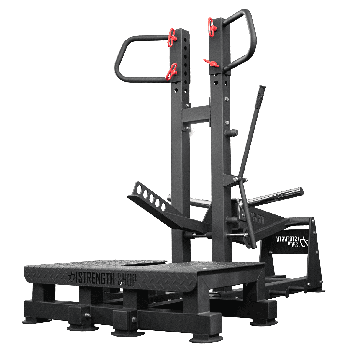 Riot Belt Squat Machine incl. Belt & Carabiner, additional view 2 available at Veltron Fitness