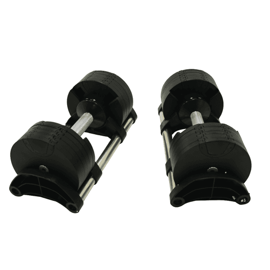 Smart Adjustable Dumbbells 12kg (Pair), additional view 2 available at Veltron Fitness