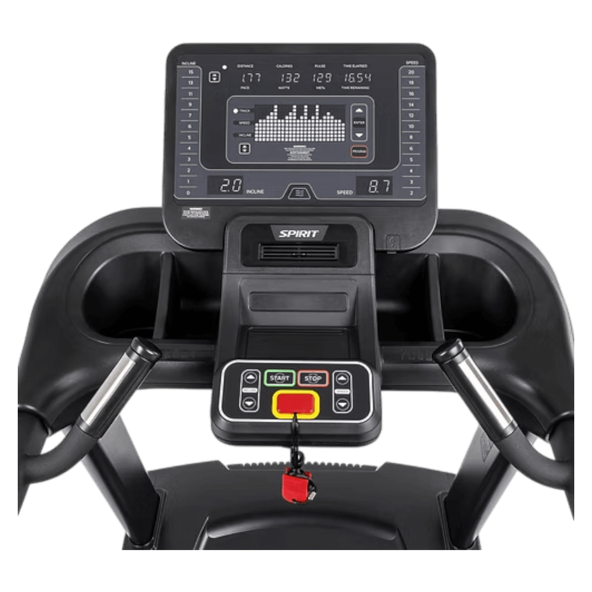 Spirit CT800+ Commercial Treadmill, additional view 2 available at Veltron Fitness