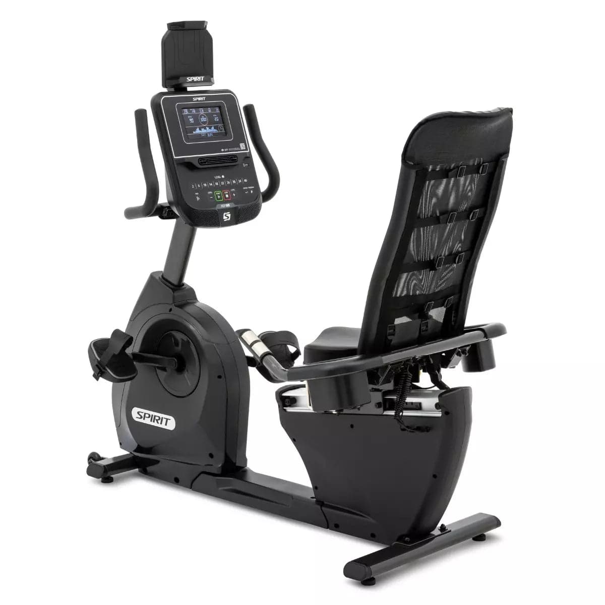 Spirit XBR95 Recumbent Bike, additional view 3 available at Veltron Fitness