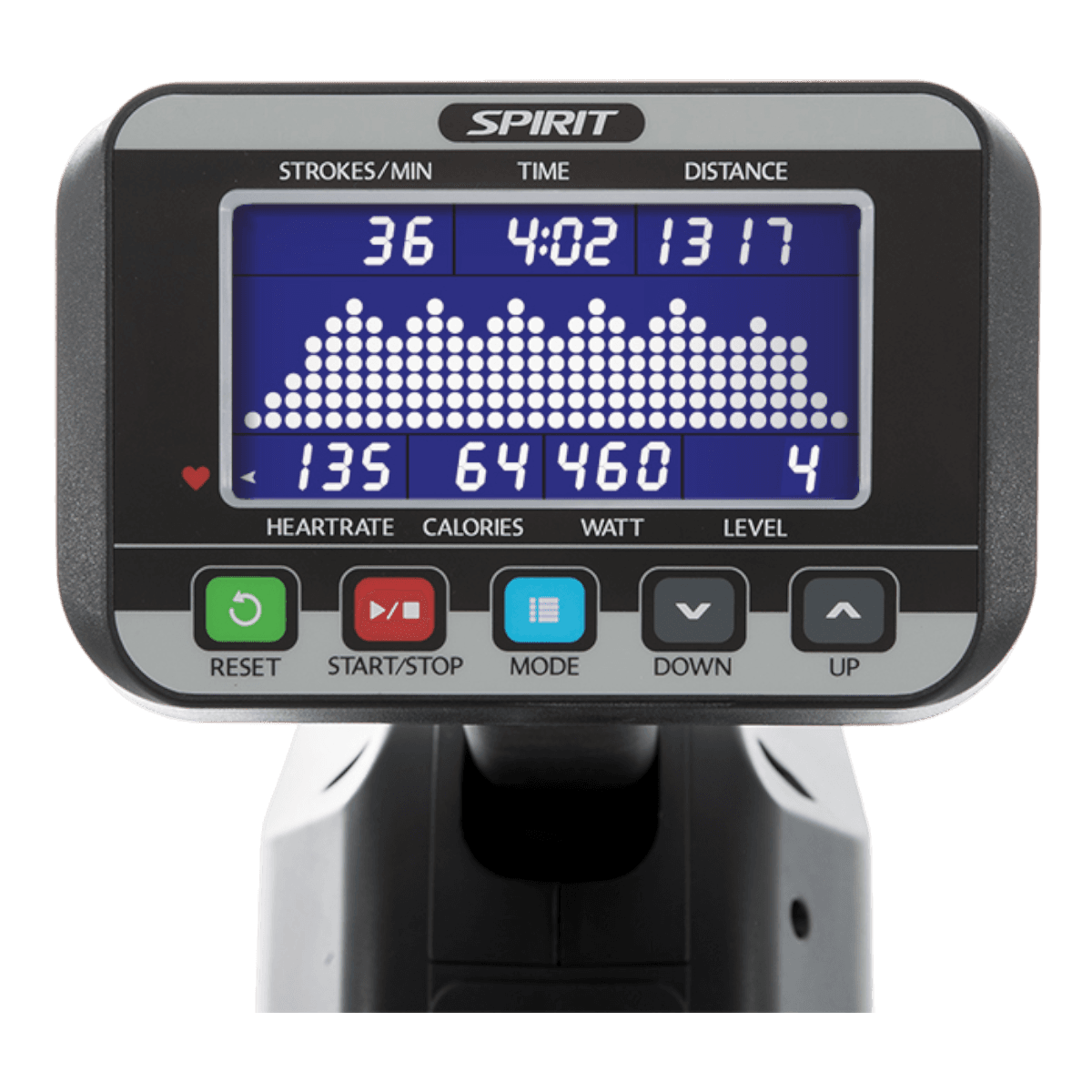 Spirit XRW600 Air Rower, additional view 2 available at Veltron Fitness