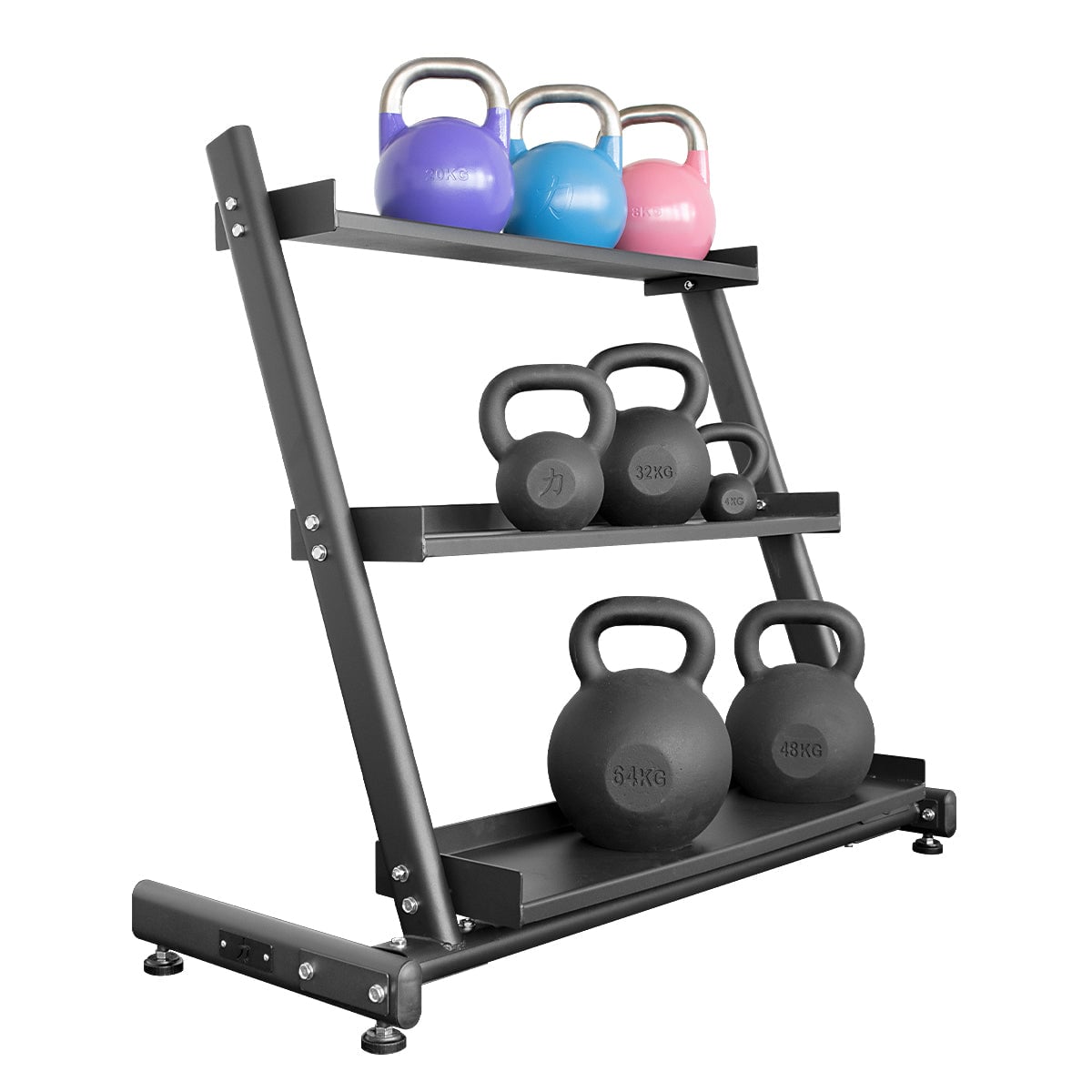 Tiered Kettlebell Rack available at Veltron Fitness